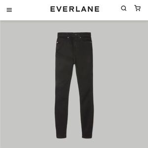 Everlane Way High Black Skinny Jean